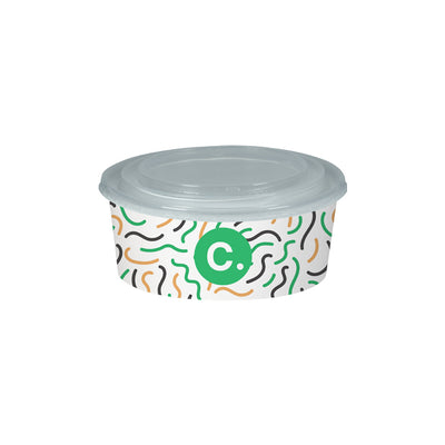 Boîtes à salade avec couvercle
