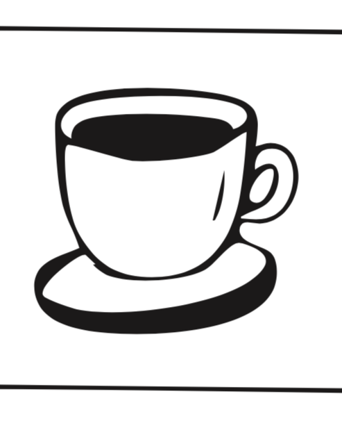 Gobelet café 8oz - Allongé thé - Style Tendance