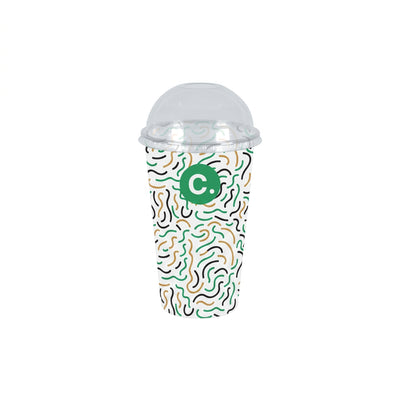 Cups boissons froides avec couvercle